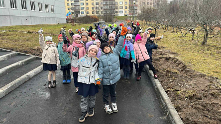 Школьная экологическая акция "Чистый двор"