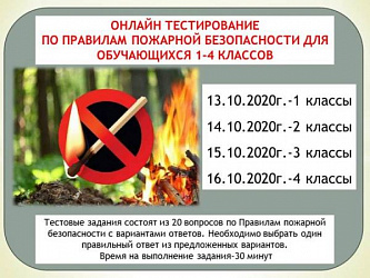 Знаешь ли ты правила пожарной безопасности?